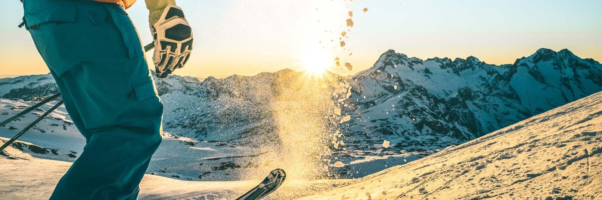 Skiløber på løjpe