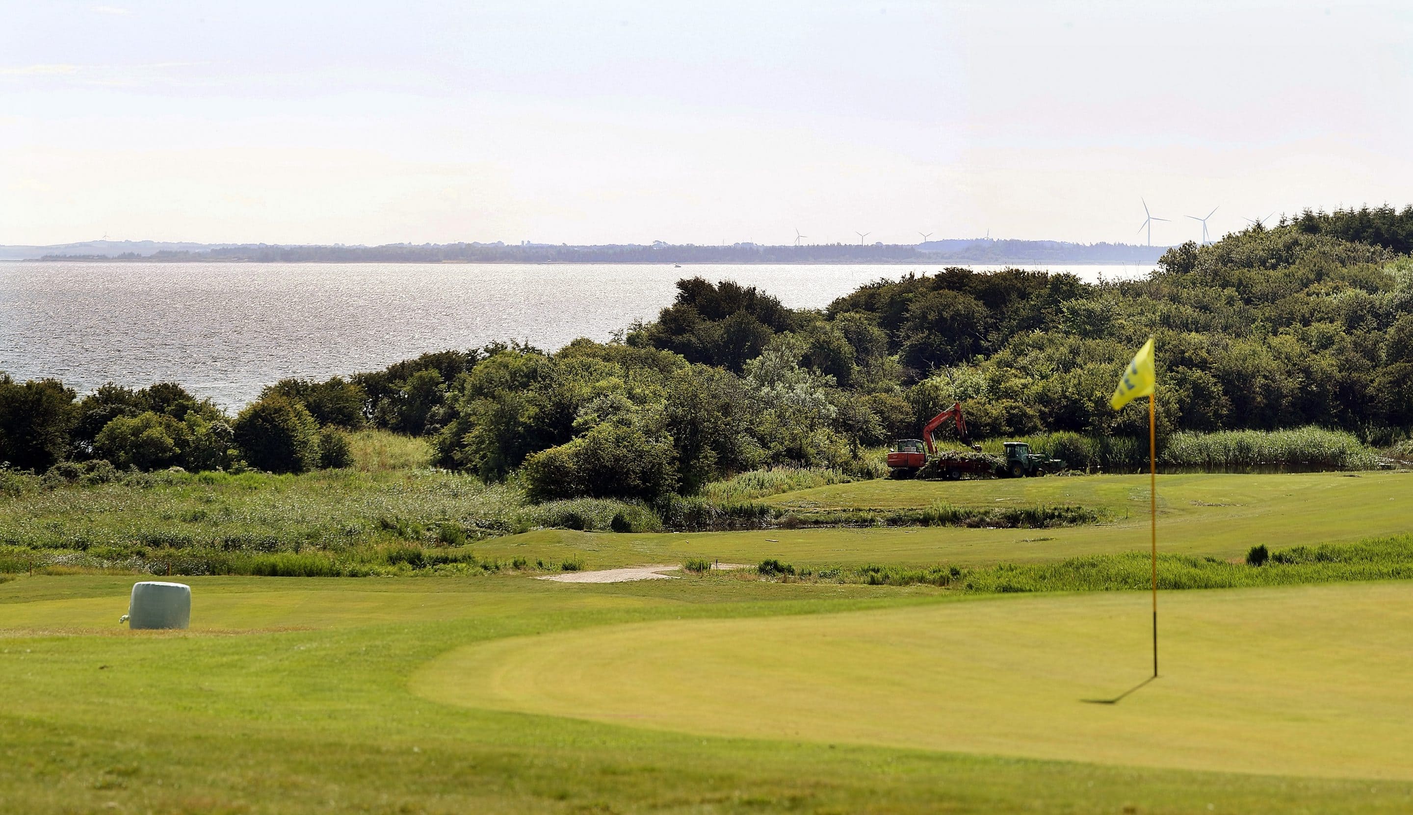 en golfbane
