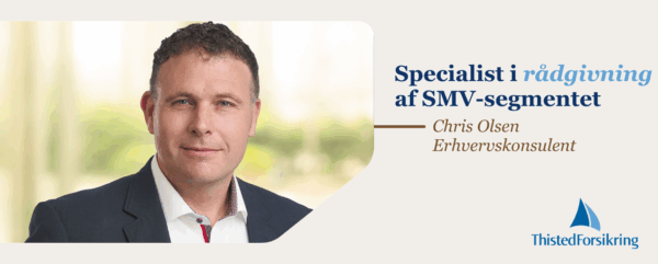 Illustrerer erhvervsrådgivning af SMV-segmentet i Thisted Forsikring